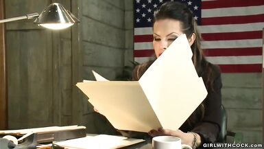 Corrupted shemale cop fucks man - 3 image