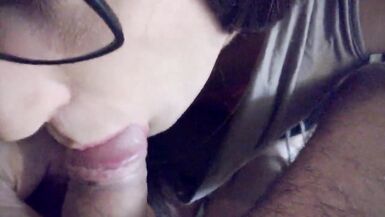 Shy French sissy first time to suck - 9 image