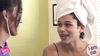 stunning asian tgirl mounts her gfs asshole - 4 image