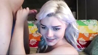 Cute shemale cocksucker making her boyfriend proud - 5 image