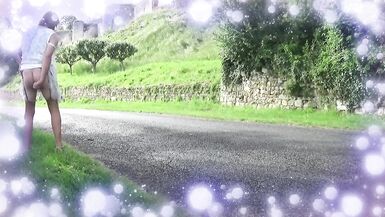 transgender anal dildo in outdoor  1 - 10 image