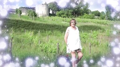 transgender anal dildo in outdoor  1 - 15 image