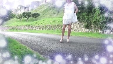 transgender anal dildo in outdoor  1 - 9 image