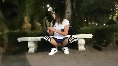 Cute Femboy, Flashing in the Park - 15 image