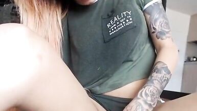 Shemale cum and piss