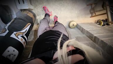 TS LouLou POV Tied up in a Basement POV from a Damsel in Distress