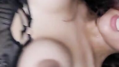 Trans Girlfriend getting Fucked in Black Lingerie - 9 image