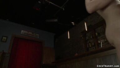 TS bar owner fucking blonde babe - 11 image