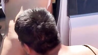 Navajo Shemale Sharnell Dupree Fucks INFR Cowboy Outdoors - 12 image