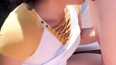 Navajo Shemale Sharnell Dupree Fucks INFR Cowboy Outdoors - 9 image