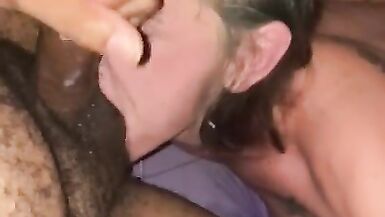 Sexy Dom Transgender Girl Sucking on Hung BBC Cock Worship - 15 image