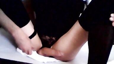 Hot and Horny Crossdresser Wirh Big Dick Masturbate and Cum - 14 image