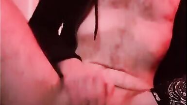 Trans Ftm Play with his Big Clit and Fuck himself with Dildo - 10 image