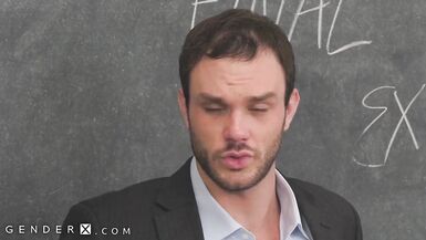 GenderX - TS Asian Schoolgirl Fucked On Teacher's Desk - 5 image