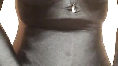 Orgasm Series 5 (female Mask, Mask, Trans, Fetish, Crossdress, Shemale, Pantyhose, High Heels, Bra) - 4 image