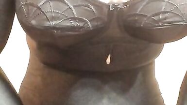 Orgasm Series 5 (female Mask, Mask, Trans, Fetish, Crossdress, Shemale, Pantyhose, High Heels, Bra) - 7 image