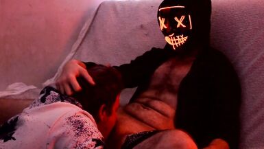 Trans Ftm Sucked Hard by Friend. Facefuck with his Dicklit Ft Willy Vital - 1 image