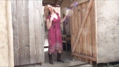 My Favorite MILF Masturbates In A Lovely Dress - 1 image