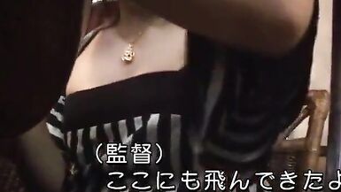 Japanese ladyboy gets handjob, cums hard in restaurant - 15 image