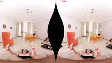 Kimber Lee as Sexy TS Teacher in VR Porn - 14 image