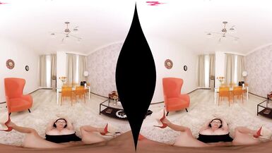 Kimber Lee as Sexy TS Teacher in VR Porn - 15 image