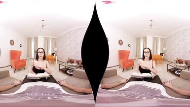 Kimber Lee as Sexy TS Teacher in VR Porn - 2 image