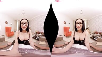 Kimber Lee as Sexy TS Teacher in VR Porn - 4 image