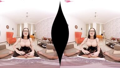 Kimber Lee as Sexy TS Teacher in VR Porn - 7 image