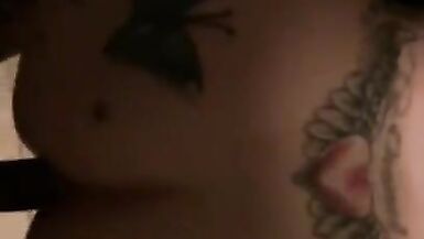 Phat Ass White Girl Tranny Loves The BBC - 4 image