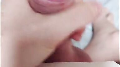 Crossdresser Touch self Wearing Silk Nightdress - 4 image