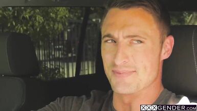 Stranger fucks so hard naughty big ass shemales Dane Stewart asshole outdoor - 2 image