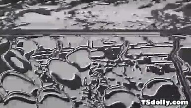 TS Juliette Stray enjoys strapon fuck - 1 image