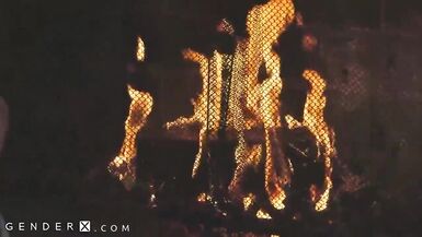 Ebony shemale fucked in front of her friend - 5 image