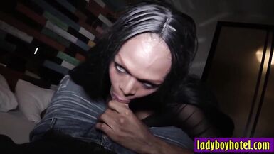 Amateur tranny with nice big tits Sunny fucked hard in tight asshole - 4 image