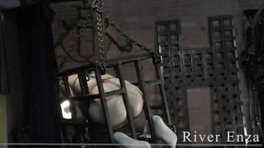 TS Sissy BDSM Hardcore Cage Fuck - 9 image