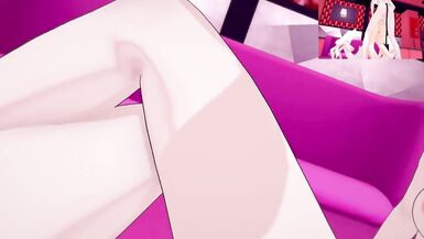 Helltaker: Futa Cerberus three Cocks - Triple Pleasure | Male Taker POV - 10 image