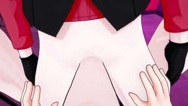 Helltaker: Futa Cerberus three Cocks - Triple Pleasure | Male Taker POV - 2 image