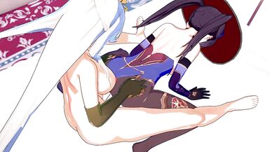 Genshin Impact - Mona X Futa Ningguang 3D Hentai - 13 image