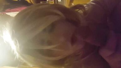 Real sissy cd prostitute Luce blowing client - 7 image