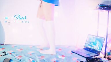 [4k] Asian Sissy Masturbating while Watching Dota 2 Tournament - 13 image