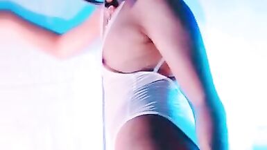 Asian Sissy Femboy with Bodysuit and Foxtail - 11 image