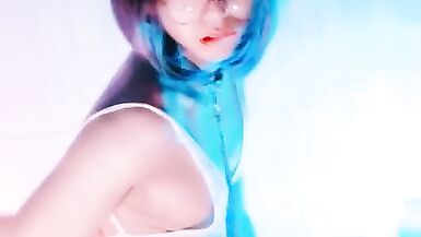 Asian Sissy Femboy with Bodysuit and Foxtail - 12 image