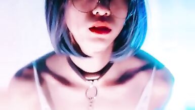 Asian Sissy Femboy with Bodysuit and Foxtail - 13 image