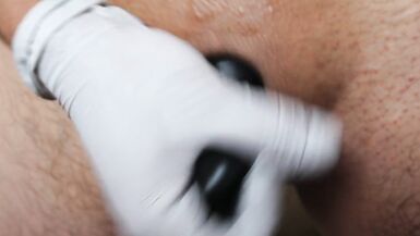 HD: Orgasmic FTM Transman Jerks off his MASSIVE COCK before Work Shift.. - 15 image