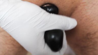 HD: Orgasmic FTM Transman Jerks off his MASSIVE COCK before Work Shift.. - 5 image