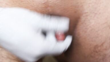 HD: Orgasmic FTM Transman Jerks off his MASSIVE COCK before Work Shift.. - 9 image