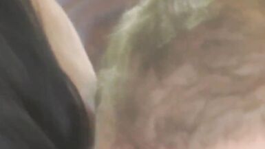 Sucking trans babe rides cock and tugs - 2 image