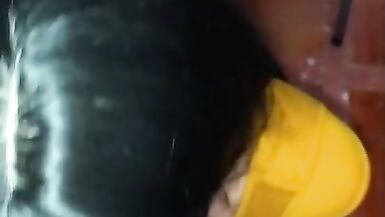 Sissy CD gives her first Blowjob and Cum Swallow of the Year - 10 image