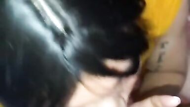 Sissy CD gives her first Blowjob and Cum Swallow of the Year - 11 image