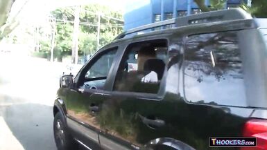 Beautiful Blonde Ts Takes Cock Deep - 3 image